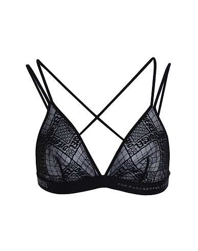 DIESEL Bra Black 88% Polyamide, 12% Elastane