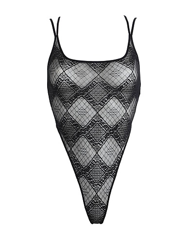 DIESEL Lingerie bodysuit Black 88% Nylon, 12% Elastane