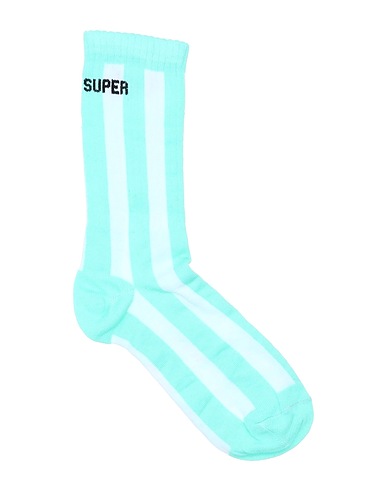 VISION OF SUPER Calze e Calzini Verde chiaro 90% Cotone, 7% Poliestere, 3% Elastan