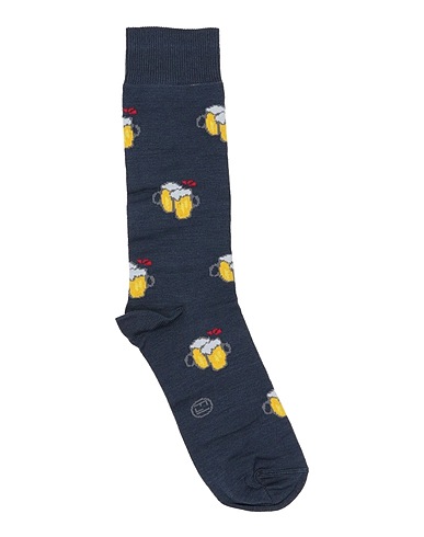 LANZA LE CALZE Socks & tights Slate blue 90% Cotton, 10% Elastane