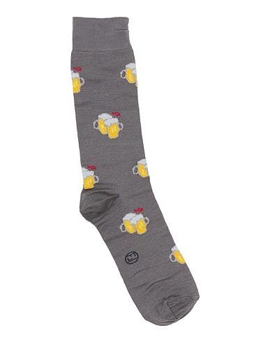 LANZA LE CALZE Socks & tights Grey 90% Cotton, 10% Elastane
