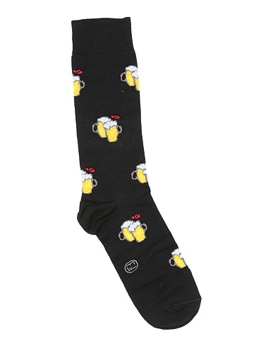LANZA LE CALZE Socks & tights Black 90% Cotton, 10% Elastane