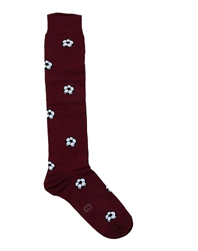 LANZA LE CALZE Calze e Calzini Bordeaux 90% Cotone, 10% Elastan