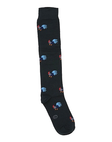 LANZA LE CALZE Socks & tights Dark green 90% Cotton, 10% Elastane