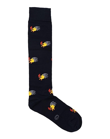 LANZA LE CALZE Socks & tights Midnight blue 90% Cotton, 10% Elastane