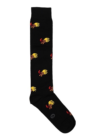 LANZA LE CALZE Socks & tights Black 90% Cotton, 10% Elastane