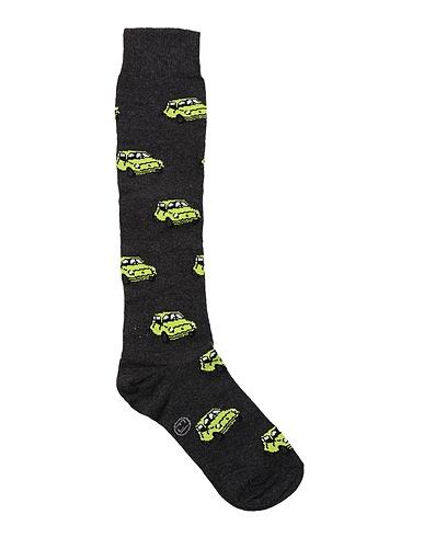 LANZA LE CALZE Chaussettes et collants Gris anthracite 90% Coton, 10% Élasthanne