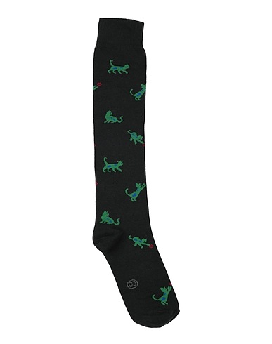 LANZA LE CALZE Socks & tights Dark green 90% Cotton, 10% Elastane