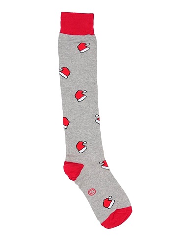 LANZA LE CALZE Socks & tights Light grey 90% Cotton, 10% Elastane