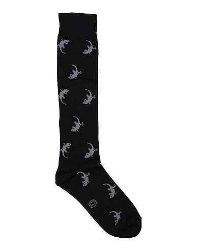 LANZA LE CALZE Socks & tights Black 90% Cotton, 10% Elastane