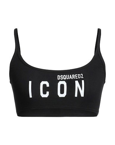 DSQUARED2 Top ICON UNDERWEAR Black 80% Cotton, 20% Elastane