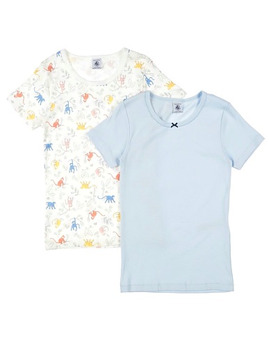 PETIT BATEAU Φανελάκι Μπλε του ουρανού 100% Βαμβάκι