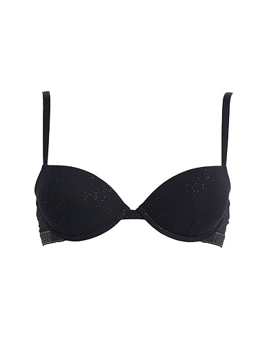 EMPORIO ARMANI Reggiseno LADIES KNITTED PUSH
 Nero 95% Cotone, 5% Elastan