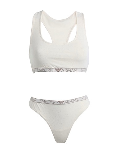 EMPORIO ARMANI Coordinato Avorio 95% Cotone, 5% Elastan
