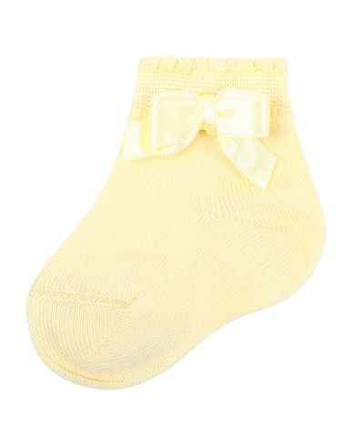STORY LORIS Short socks Calzini Yellow Cotton