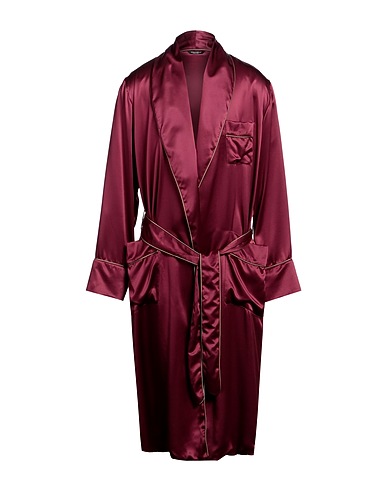 DOLCE&GABBANA Dressing gowns & bathrobes Burgundy 100% Silk