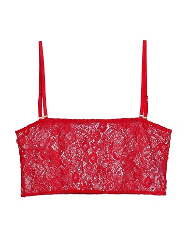PATRIZIA PEPE Bra Red 52% Cotton, 48% Polyamide