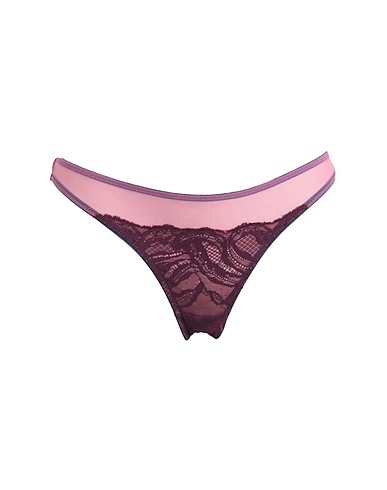 DORA LARSEN Brief CLEMENTINE LACE KNICKER Burgundy 83% Nylon, 17% Elastane