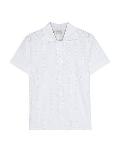 MYLA Sleepwear White 60% Polyester, 40% Cotton