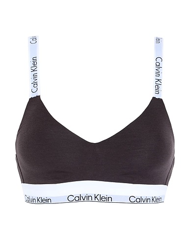 CALVIN KLEIN UNDERWEAR Bra Brown 53% Cotton, 35% Lyocell, 12% Elastane