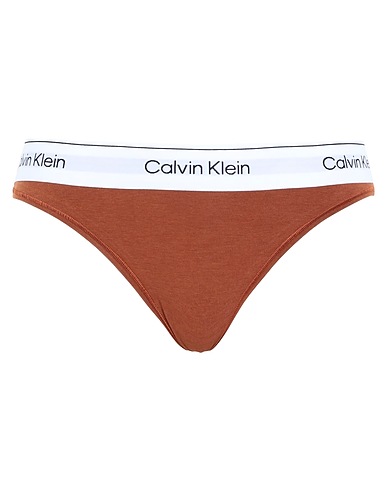 CALVIN KLEIN UNDERWEAR Slip Marrone 53% Cotone, 35% Lyocell, 12% Elastan