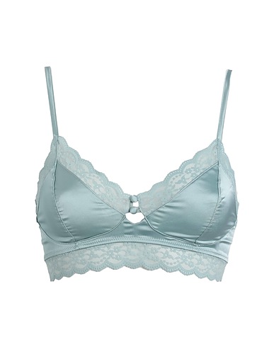 TOPSHOP Bra Light green 96% Polyester, 4% Elastane, Polyamide