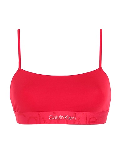 CALVIN KLEIN UNDERWEAR Bra Red 90% Cotton, 10% Elastane