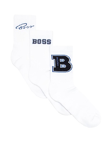 BOSS Short socks White 68% Cotton, 30% Polyamide, 2% Elastane