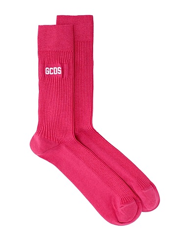 GCDS Short socks Fuchsia 85% Cotton, 10% Polyamide, 5% Elastane