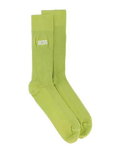 GCDS Calze e Calzini Verde lime 85% Cotone, 10% Poliammide, 5% Elastan