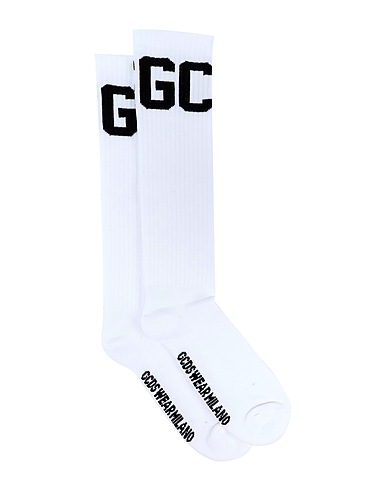 GCDS Socken & Strümpfe Weiß 85% Baumwolle, 10% Polyamid, 5% Elastan