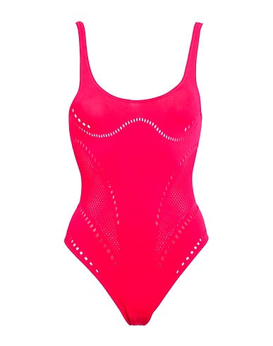 STELLA McCARTNEY One-piece swimsuits Magenta 83% Polyamide, 17% Elastane