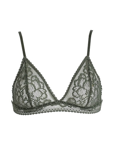 TOPSHOP Bra Military green 89% Polyamide, 11% Elastane