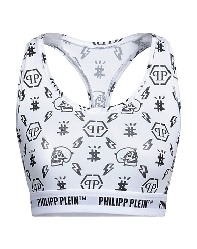 PHILIPP PLEIN Bra White 95% Cotton, 5% Elastane