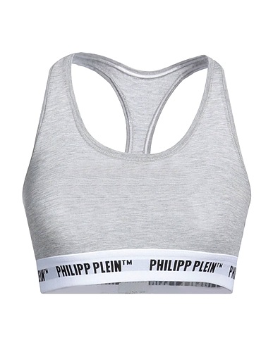 PHILIPP PLEIN Sujetador Gris 95% Algodón, 5% Elastán