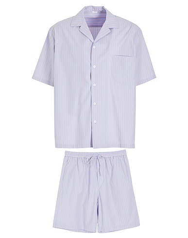 8 by YOOX Sleepwear COTTON STRIPED PYJAMA SET
 Blush 100% Organic cotton