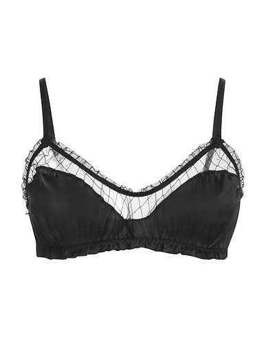LE PETIT TROU Bra Black 70% Silk, 25% Polyamide, 5% Elastane