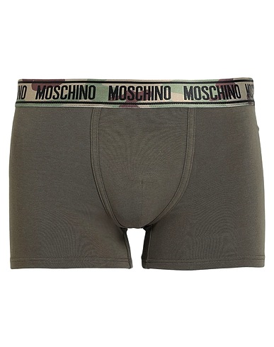 MOSCHINO Boxer Military green 92% Cotton, 8% Elastane