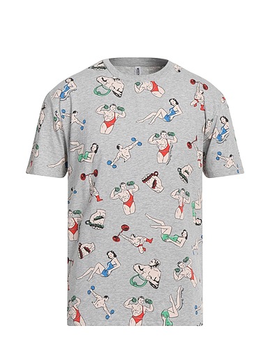 MOSCHINO Undershirt Grey 94% Cotton, 6% Elastane