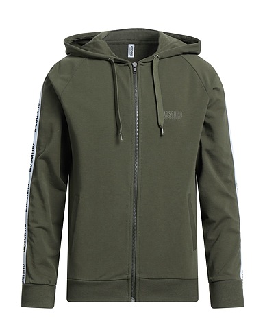 MOSCHINO Undershirt Military green 92% Cotton, 8% Elastane