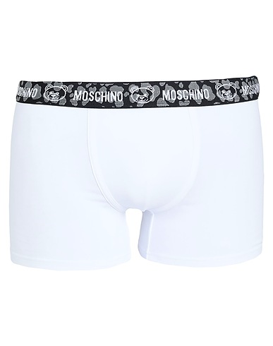 MOSCHINO Boxer Bianco 92% Cotone, 8% Elastan