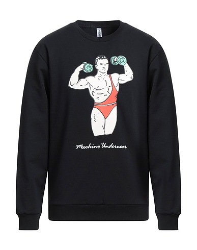 MOSCHINO Undershirt Black 95% Cotton, 5% Elastane