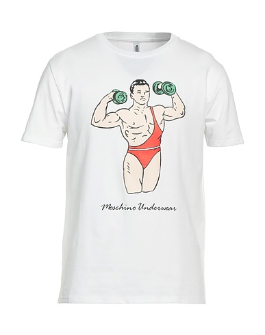 MOSCHINO T-shirt intima Bianco 94% Cotone, 6% Elastan