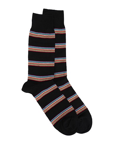 PAUL SMITH Socks & tights Black 70% Organic cotton, 28% Polyamide, 2% Elastane