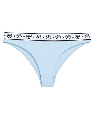 CHIARA FERRAGNI Slip Celeste 95% Cotone, 5% Elastan