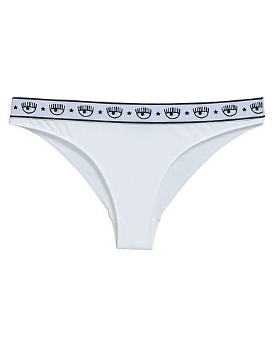 CHIARA FERRAGNI Slip Bianco 95% Cotone, 5% Elastan