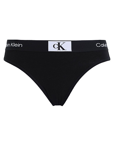 CALVIN KLEIN UNDERWEAR Slip Noir 90% Coton, 10% Élasthanne