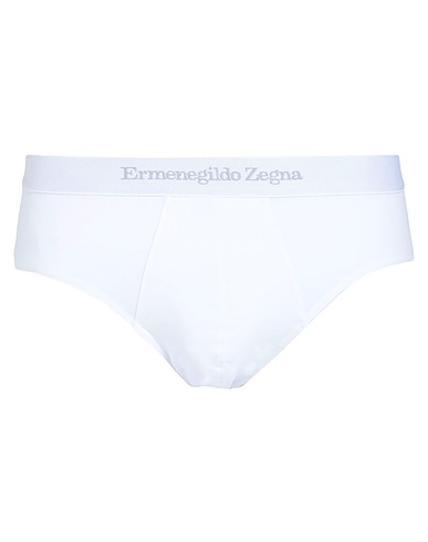 ZEGNA Brief White 88% Cotton, 12% Elastane