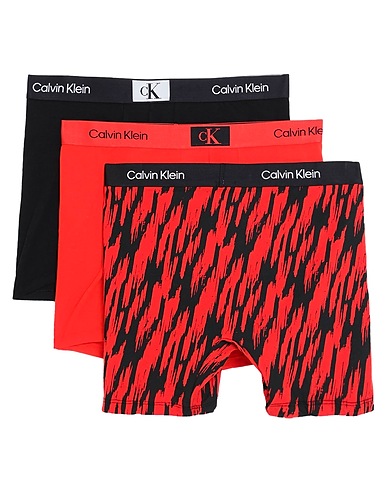 CALVIN KLEIN UNDERWEAR Μποξεράκι Κόκκινο 95% Βαμβάκι, 5% Ελαστάνη