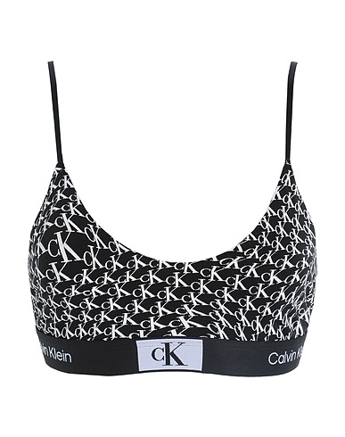 CALVIN KLEIN UNDERWEAR Bra Black 90% Cotton, 10% Elastane